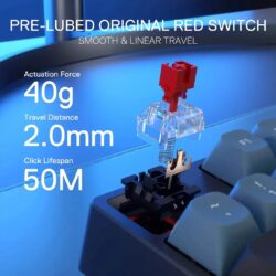Redragon K582 Surara 100% Anti-Ghosting RGB Keyboard With Red Switches - Image 5