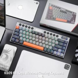 Redragon K609 Horus Pro 65% 3-modes RGB Ultra-Thin Keyboard - Image 4