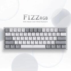 Redragon FIZZ K617 60 White & Grey Small Mechanical keyboard - Image 2