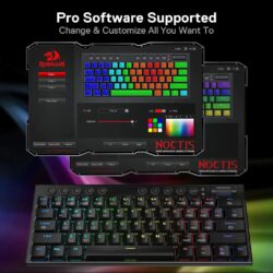 Redragon K632 Horus Pro 60% RGB 3-Mode Wireless Keyboard - Image 11