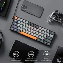 Redragon K644 Caraxes 65% Wired  Mechanical Keyboard RGB - Image 6