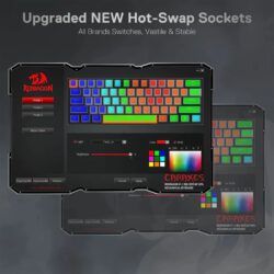 Redragon K644 Caraxes 65% Wired  Mechanical Keyboard RGB - Image 7