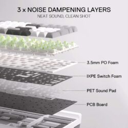 Redragon K656 Garen PRO WB RGB Mechanical Keyboard - Image 13