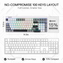 Redragon K656 Garen PRO WB RGB Mechanical Keyboard - Image 10