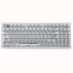Redragon K658W Irelia Pro 3-mode RGB Full Transparent Keyboard - Image 3