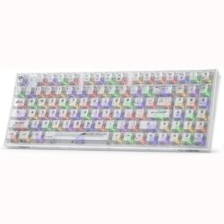 Redragon K658W Irelia Pro 3-mode RGB Full Transparent Keyboard - Image 4