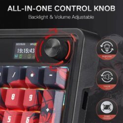 Redragon K719 Artemis Pro RGB PRO Wireless Anime Keyboard - Image 8