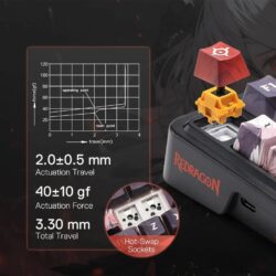 Redragon K719 Artemis Pro RGB PRO Wireless Anime Keyboard - Image 7