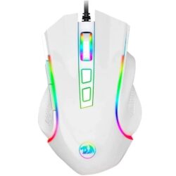 Redragon M607W GRIFFIN RGB Gaming Mouse, 7200 DPI (White)