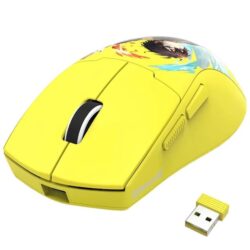 Redragon M918 KING Max AKB 26K Ultra Lightweight Wireless Anime Gaming Mouse (Yellow) - Image 2