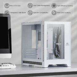 Redragon HOT ROD MC211 ITX/M-ATX Gaming PC Case - Image 5