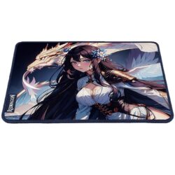 Redragon P046 Small Dark Blue Anime Style 100% Anti-Slip Mouse Pad - Image 2
