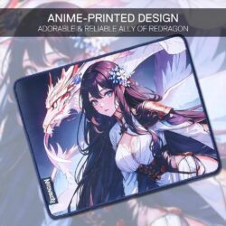 Redragon P046 Small Dark Blue Anime Style 100% Anti-Slip Mouse Pad - Image 5