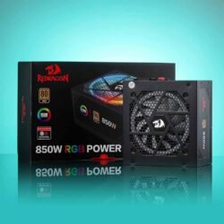 Redragon PS007 850W RGB 80+ Gold Certified Full Module Power Supply - Image 5