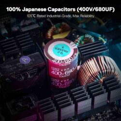 Redragon PS007 850W RGB 80+ Gold Certified Full Module Power Supply - Image 8