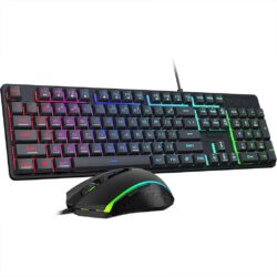 Redragon S107-BA RGB Gaming Keyboard and Mouse Combo - 104 Keys + 10K DPI Wired Combo Set (2-in-1) - Image 2