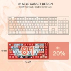 Redragon K673 Ucal Pro 75% AK 3-Modes Gasket RGB Gaming Keyboard - Image 6