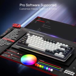 Redragon K673 Ucal Pro WB 3-mode Wireless RGB Mechanical Keyboard - Image 7