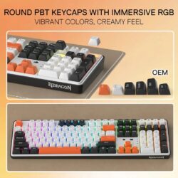 Redragon K689 Wyvern Pro RGB Wireless 104 keys Mechanical Keyboard - Image 7