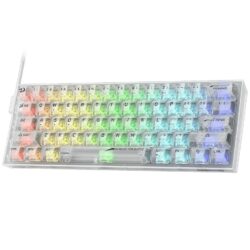 Redragon K617 Transparent 60% Wired Mechanical Gaming Keyboard - Image 2