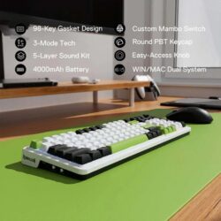 Redragon K686 WBG RGB EISA MAX Wireless Gasket RGB Mechanical Keyboard - Image 6