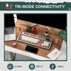 RK Royal Kludge S98 96% Wireless Mechanical Keyboard (Winter Limited Edition) - Image 5