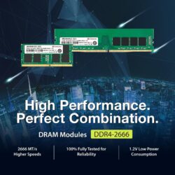 Transcend 16GB 2666MHZ Desktop DDR4
