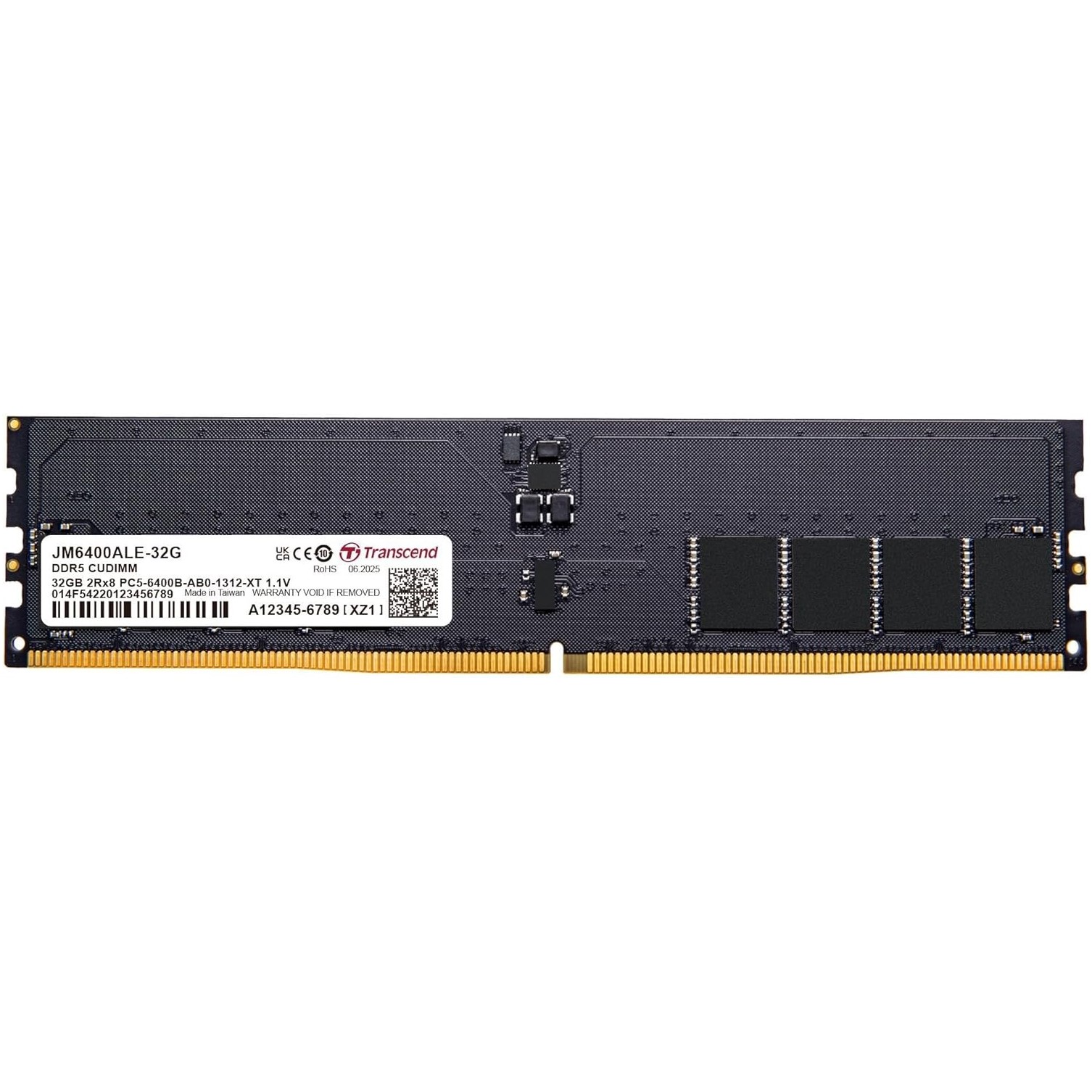 Transcend 32GB 6400MHZ Desktop DDR5 Transcend 32GB 6400MHZ Desktop DDR5