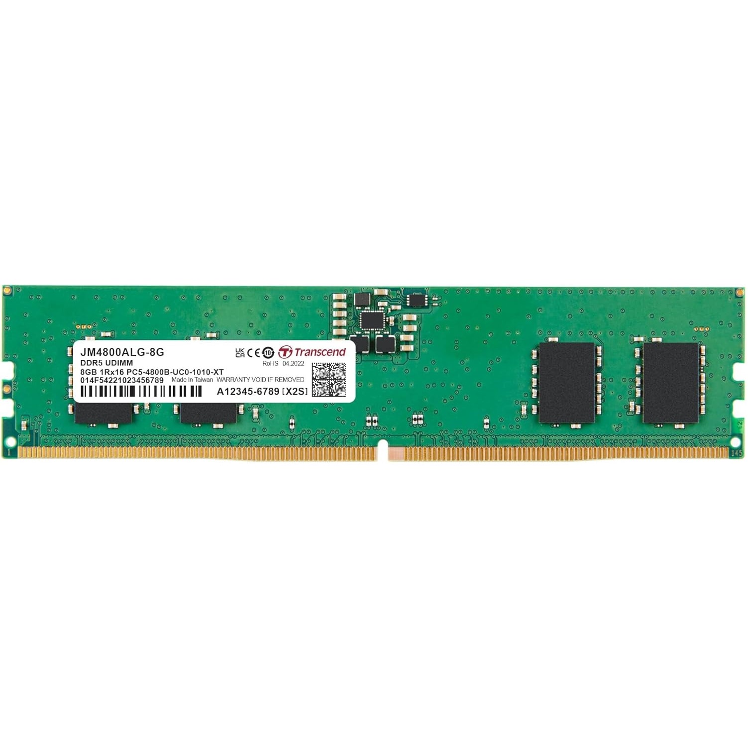 Transcend 8GB 4800MHZ Desktop DDR5 Transcend 8GB 4800MHZ Desktop DDR5