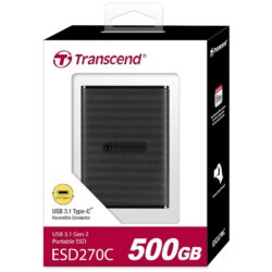 Transcend ESD270C 500GB EXT SSD 520 MB/s