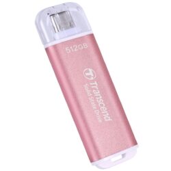 Transcend ESD310C / ESD310S / ESD310P 512GB EXT SSD 1050 MB/s — Color: Pink