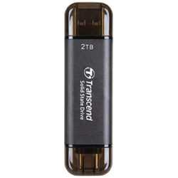 Transcend ESD310C / ESD310S / ESD310P 2TB EXT SSD 1050 MB/s — Color: Black