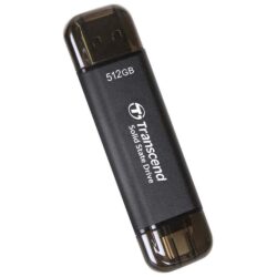 Transcend ESD310C / ESD310S / ESD310P 512GB EXT SSD 1050 MB/s — Color: Black
