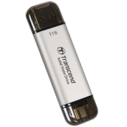 Transcend ESD310C / ESD310S / ESD310P 1TB EXT SSD 1050 MB/s — Color: Silver