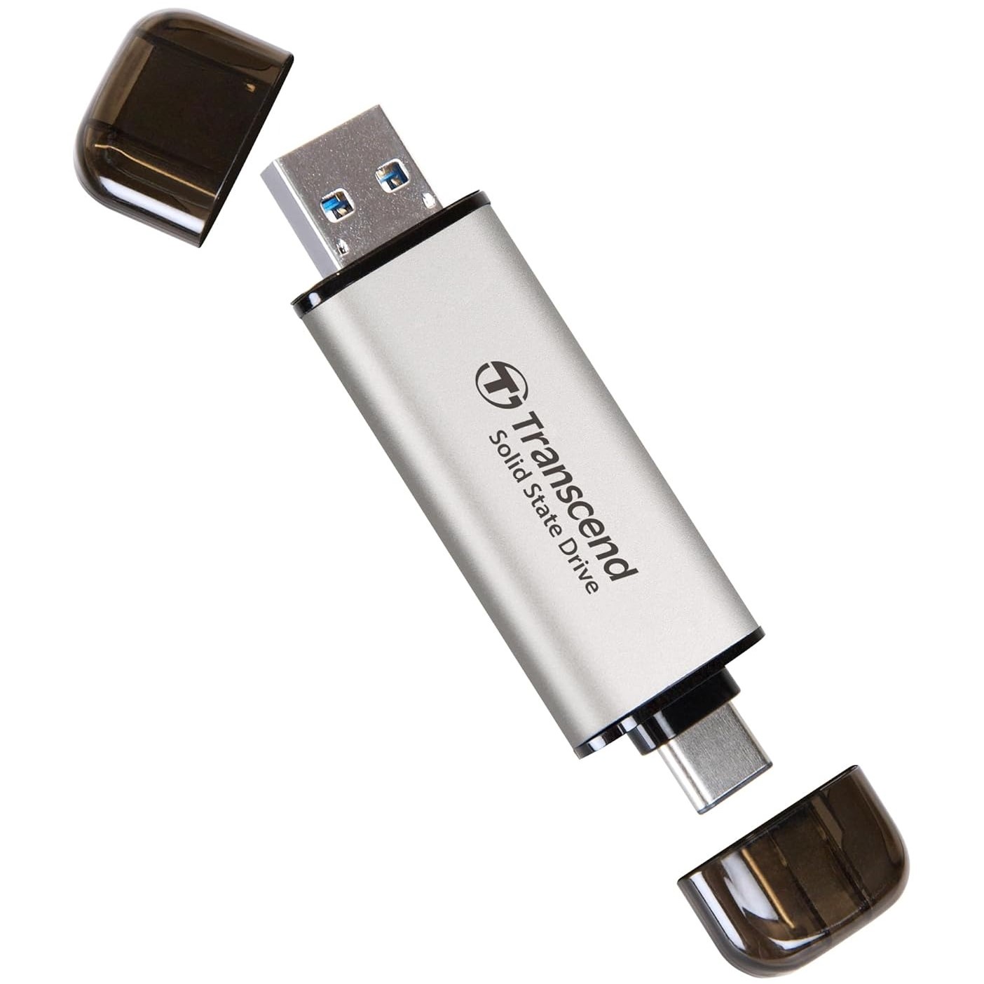 Transcend ESD310C / ESD310S / ESD310P 512GB EXT SSD 1050 MB/s — Color: Silver Transcend ESD310C / ESD310S / ESD310P 512GB EXT SSD 1050 MB/s — Color: Silver