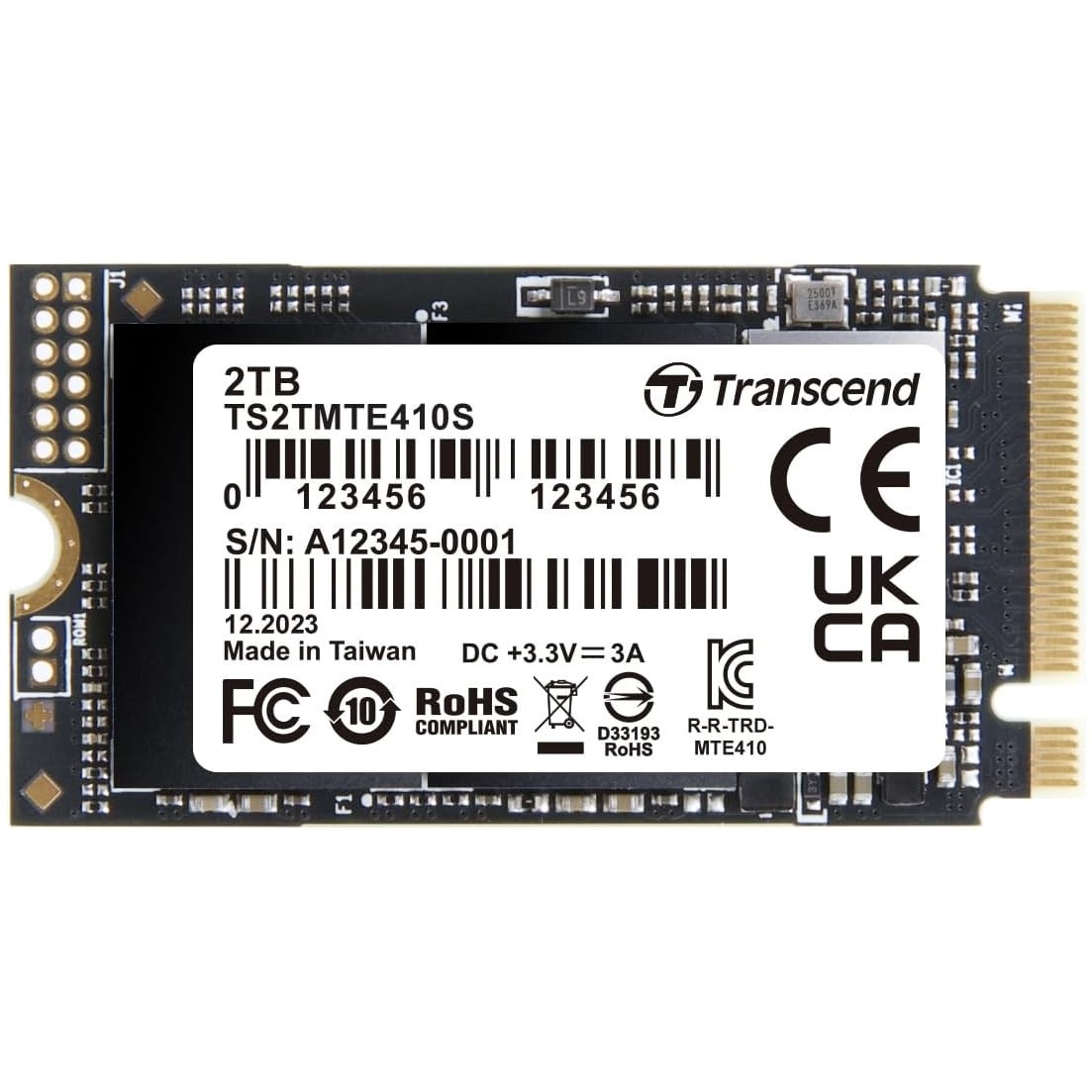 Transcend MTE410S 2TB 2242 NVME Transcend MTE410S 2TB 2242 NVME