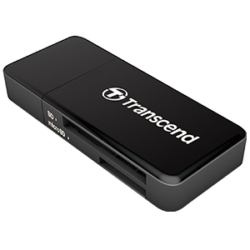 Transcend RDF5K Card Reader SDHC/SDXC & Micro SDHC/SDXC Black