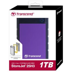 Transcend 2TB EXT HDD BLUE 25H3B / PURPLE 25H3P — Color: Purple