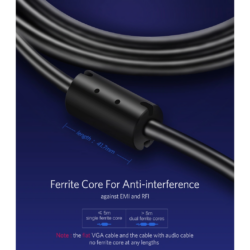 UGREEN 11630 VGA Male to Male 1080P@60Hz Cable 1.5 Meter