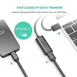 UGREEN 10321 Active Cable USB 2.0 extension cable 480 Mbps 10m
