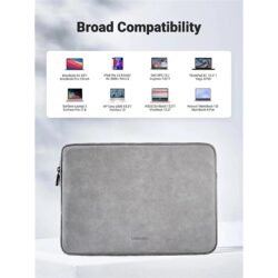 Laptop 20476 Sleeve Case (Nubuck leather & Velvet) 14“-14.9”