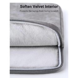 Laptop 20476 Sleeve Case (Nubuck leather & Velvet) 14“-14.9”