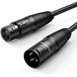 UGREEN 20712 AV130 XLR Cable Microphone XLR Male To Female Extension Cable 5m