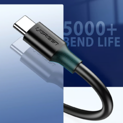 UGREEN 20883 USB 3.0 A to USB-C Cable, Nickel-Plated Male-to-Male 1.5 Meter