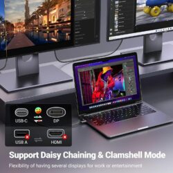 UGREEN 25839 USB-C to DisplayPort 1.4 Cable 3 Meter
