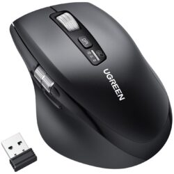 UGREEN 45792 Multi-mode Wireless Silent Ergonomic Mouse Scrolling Master with Ultra-fast Speed