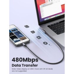 UGREEN 50125 Right Angle 90 Degree 60W USB C Cable 2m
