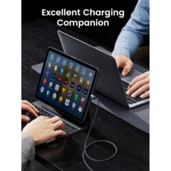 UGREEN 50152 USB C to USB C 60W Fast Charging Nylon Braided Cable 2m