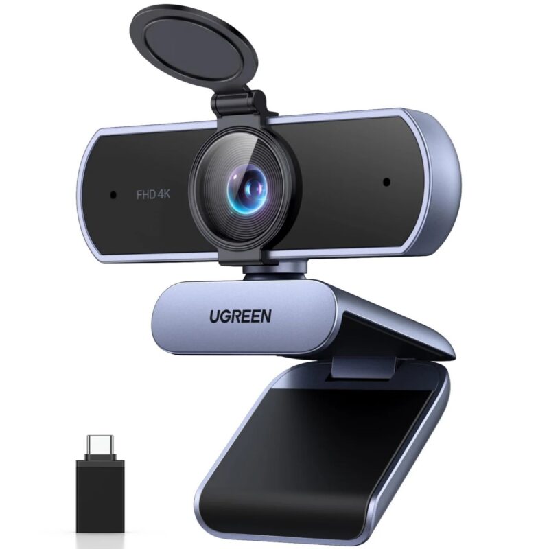 UGREEN 65381 4K Webcam for PC Ultra HD 1080P 60FPS Web Camera with Microphone