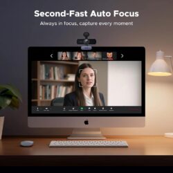 UGREEN 65381 4K Webcam for PC Ultra HD 1080P 60FPS Web Camera with Microphone